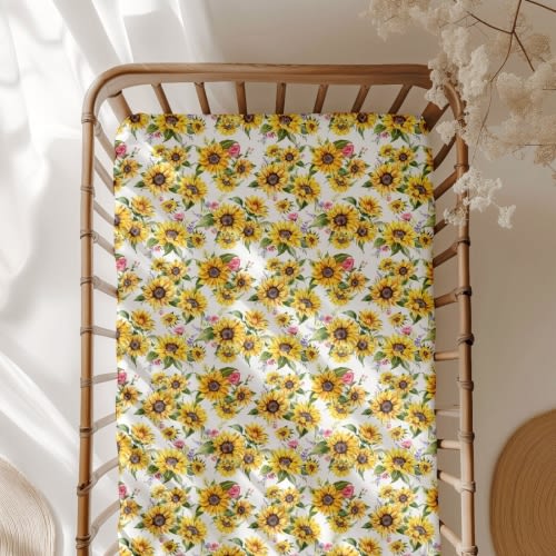 Suns and Roses (Sunflowers) Crib Sheet – Jammie Session