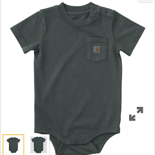 Boys' Short Sleeve Pocket Bodysuit (Baby) | Licensed | Carhartt