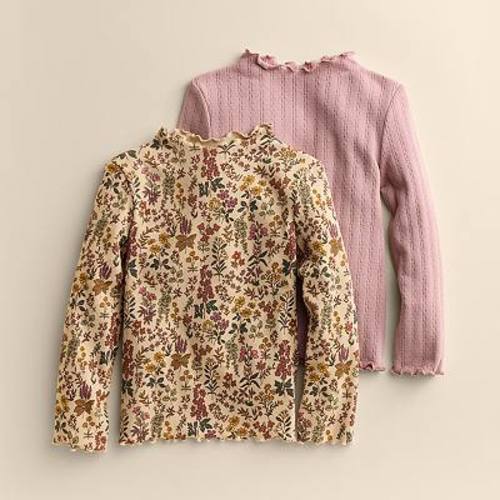 Baby & Toddler Girl Little Co. by Lauren Conrad 2-Pack Mock Neck Top Set