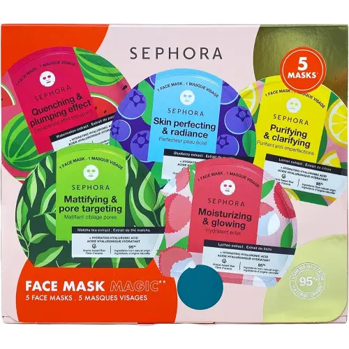 SEPHORA Collection Face Mask Magic Set – 5 Hydrating Masks
