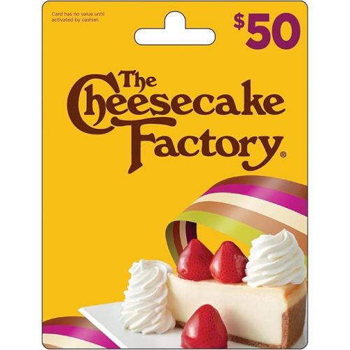 Cheesecake Factory The Physical Gift Card - $50