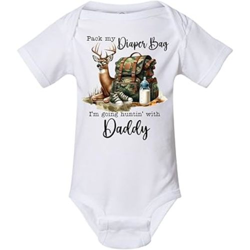 You Had Me At Camo Pack My Diaper Bag Bodysuit-Decal Hunting