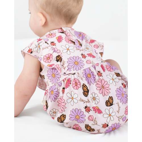 Butterfly Floral Bubble Romper – Dreamy Bamboo