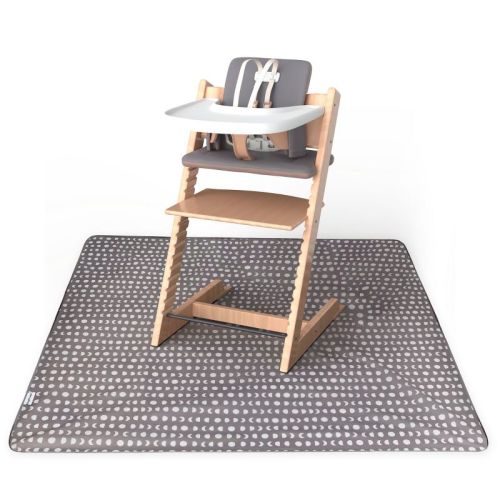 Tiny Twinkle Mess-Proof Splat Mats for Under High Chairs or Table Cover for Art Projects for Baby and Toddler (51" x 51")