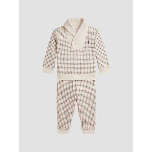 Polo Ralph Lauren Baby Boy's Tattersall Pullover & Joggers Set | Saks Fifth Avenue