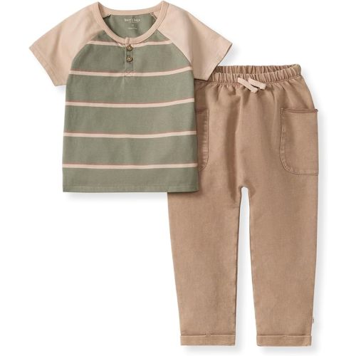 Burt's Bees Baby baby-boys Shirt and Pant Set 100% Organic Cotton