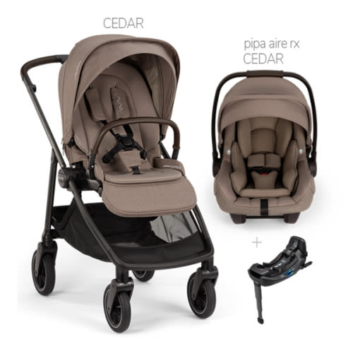Nuna® SWIV™ Stroller +  PIPA Aire / PIPA RX / PIPA Aire RX Travel System