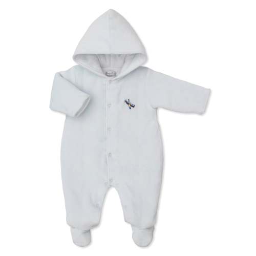 Air Adventures Velour Footed Bunting
