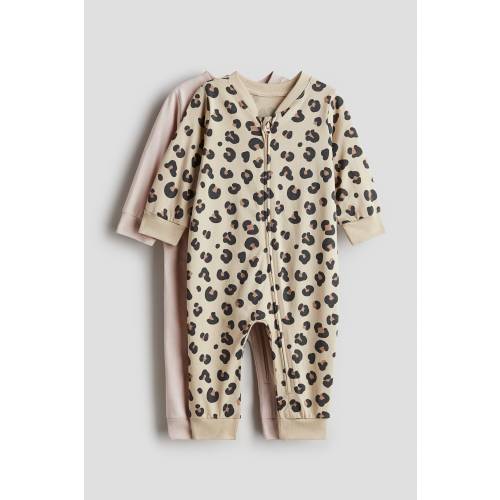 2-PACK COTTON PAJAMA JUMPSUITS
