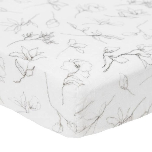 Organic Cotton Muslin Crib Sheet