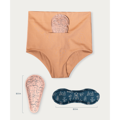Mocha Mousse Below-the-Belt Recovery Set - Mocha Mousse / M/L