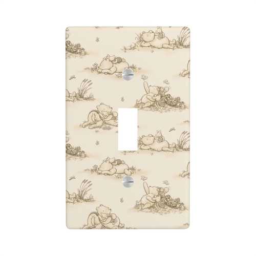 Classic Winnie The Pooh Nursery Switch Plate