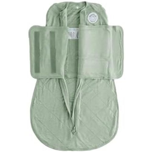 Dreamland Baby Viscose Swaddle Blanket (0-6 months). Ultra Soft Swaddle Blanket w/Built in Band. 1.0 TOG.
