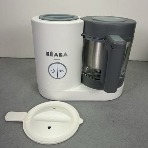 Beaba Babycook Neo Baby NWOB Food Maker Glass Bowl Baby Food Processor White