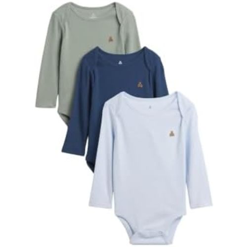 GAP Baby 3-pack Long Sleeve Bodysuit