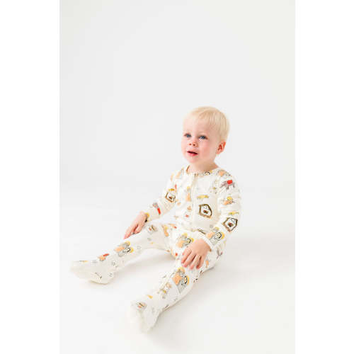 Away in a Manger PJ Footed Onesie Cotton – Holy Pals