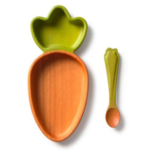 Oli & Carol - Cathy The Carrot Plate & Spoon Set