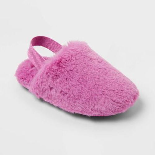 Toddler Nova Scuff Slippers - Cat & Jack™ Pink 7T-8T