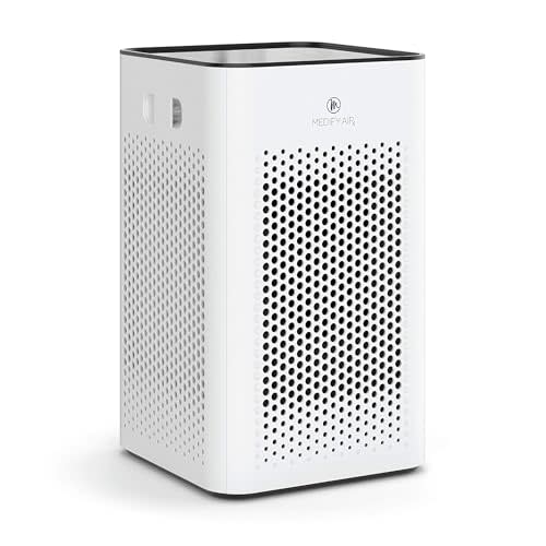 Medify MA-25 Air Purifier with True HEPA H13 Filter | 825 ft² Coverage in 1hr for Allergens, Smoke, Wildfires, Odors, Pollen, Pet Dander | Removal to 0.1 Microns | White, 1-Pack