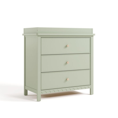 Sasha 3 Drawer Chest With Changing Topper | Wayfair