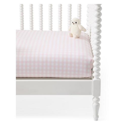 Gingham Crib Sheet | Serena and Lily