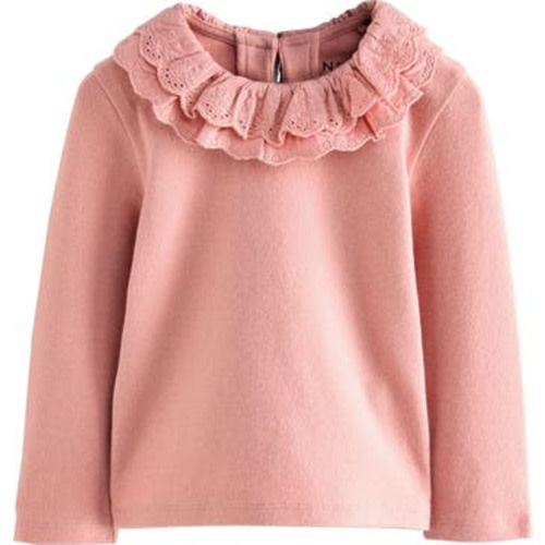 Kids' Eyelet Collar Top