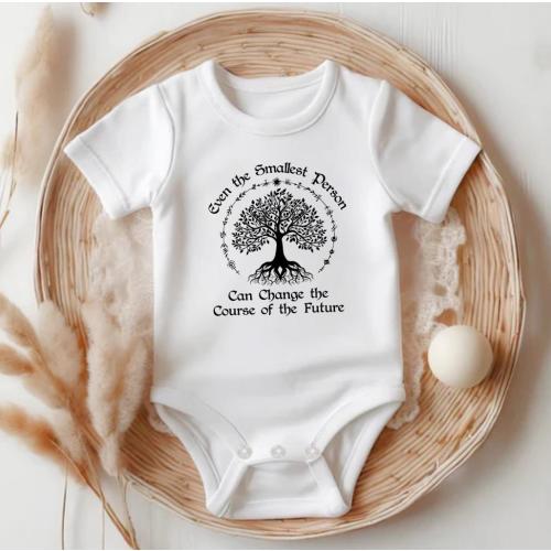 Even the smallest person baby onesie®, catholic quote, english literature gift, hobbit, baby bodysuit OS1670850859