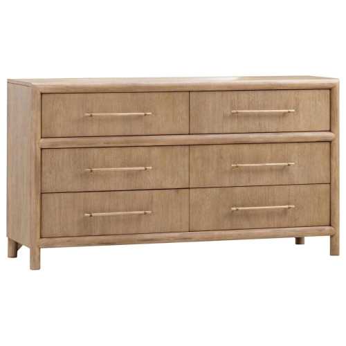 Urban Home Dorsey 6-Drawer Dresser in Granola