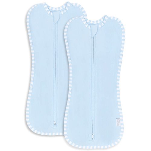 Easy Zipper Swaddle Blankets in Blue – Comfy Cubs