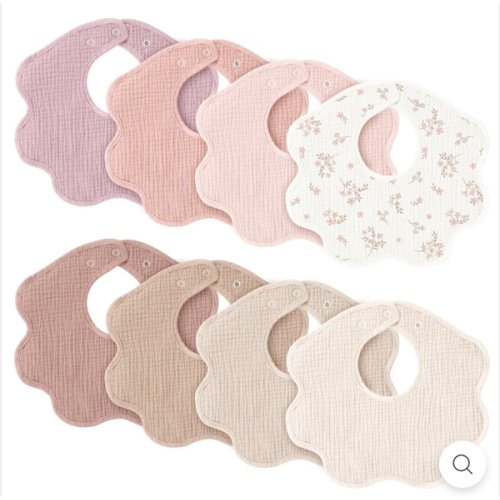 Konssy Muslin Baby Bibs 8 Pack