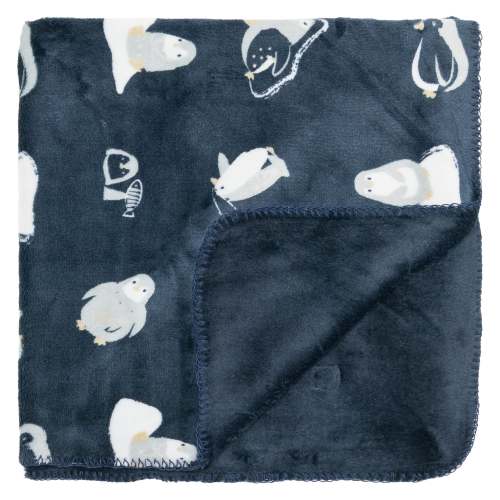 Couverture Peluche Manchots