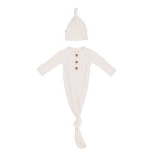 KYTE BABY Knotted Gown with Hat Set