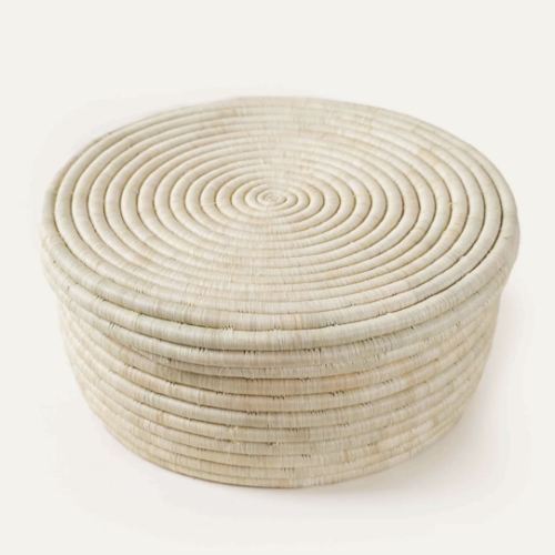 Round Lidded Basket