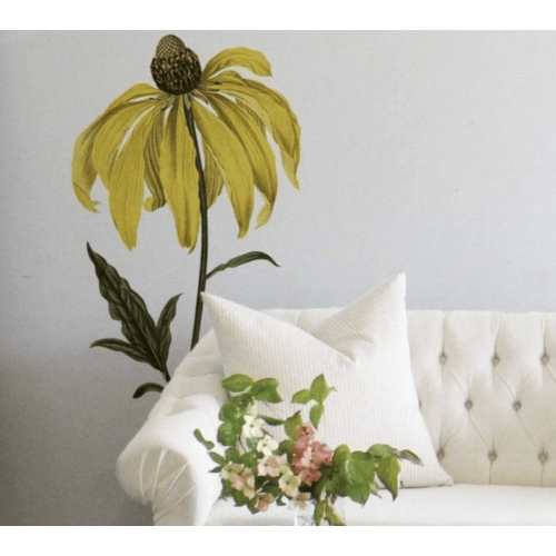 Pinnated Rudbeckia Wall Decal