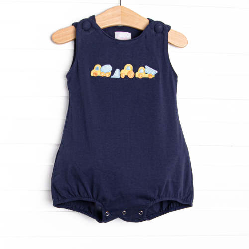 Construction Crew Applique Bubble, Navy – Stitchy Fish