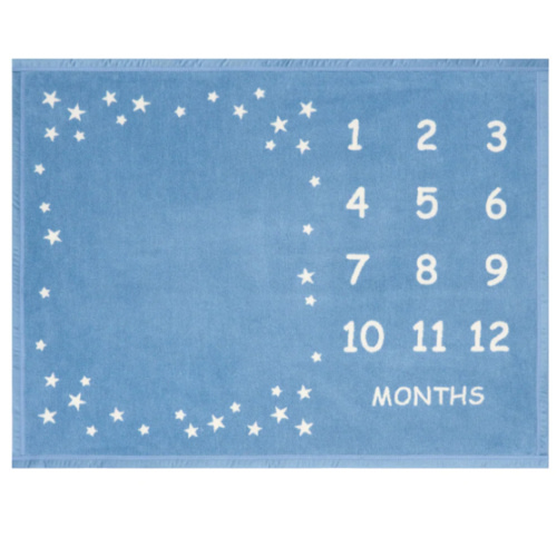 Milestone Mini Fog Blanket - Blue