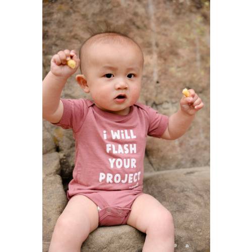 Climbing Baby Onesie, Flash Your Project, Rock Climbing Onesies, Baby Climber, Rock Climbing Baby, Gifts for Climbers, Climbing Gifts