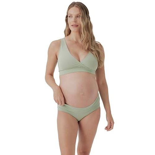 Pact Organic Cotton Maternity Nursing Bralette for Breastfeeding - Stretchy, Wireless