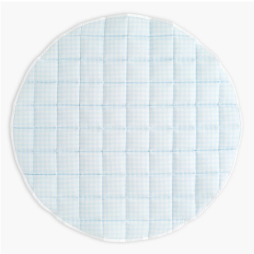 Picnic Gingham Play Mat - Blue