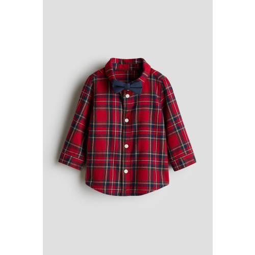 2-PIECE SHIRT AND BOW-TIE SET