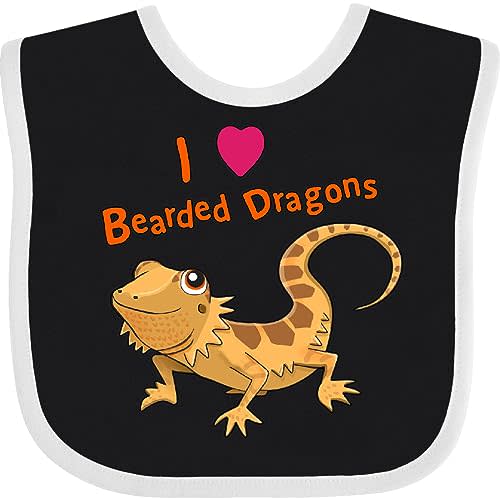 inktastic I Love Bearded Dragons Baby Bib
