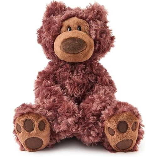 GUND Forever Friends: Philbin Classic Teddy Bear, As Seen on The View, Premium Stuffed Animal for Ages 0 and Up, Chocolate Brown, 12”