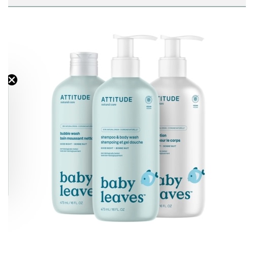 Set With No Toxic Baby Shampoo And Body Care | ATTITUDE