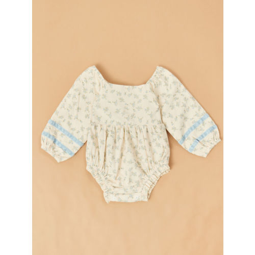 Ella Velvet Trim Floral Bubble