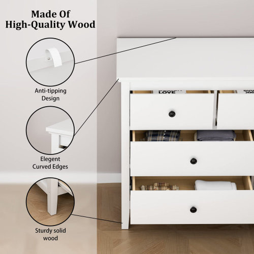 Winston Porter Marianne 7 - Drawer Dresser & Reviews | Wayfair