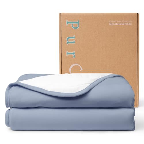 PurComfy Supersoft Toddler Comforter, Premium Bamboo Viscose Crib Blanket, Breathable 1.0 Tog Crib Quilt for All Seasons 39"×55"
