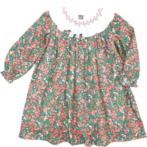 Holly And Berries Smocked Diaper Set