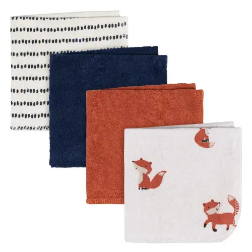 4-Pack Baby Fox Terry Washcloths – Gerber Childrenswear