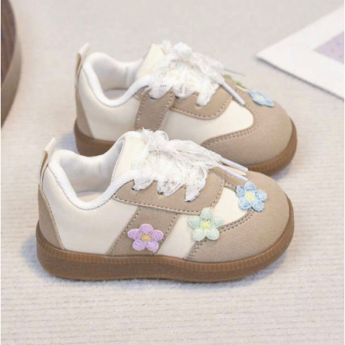 Infant Shoes Classic Retro Girls 3D Flower Soft Bottom Casual Toddler Shoes | SHEIN USA