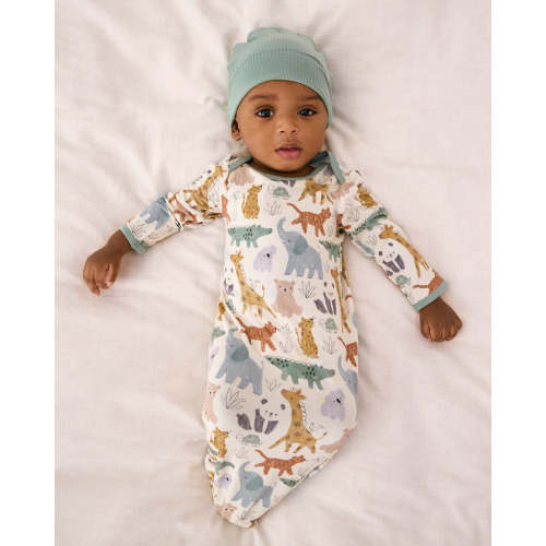 Sweet Safari Infant Gown – Little Sleepies